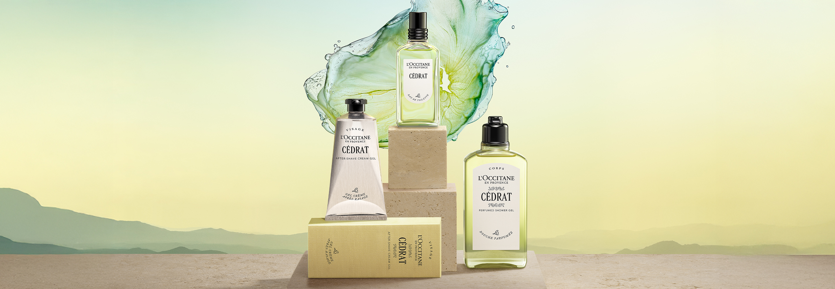 Cédrat Citrus Aftershaves & Skincare for Men | L'Occitane